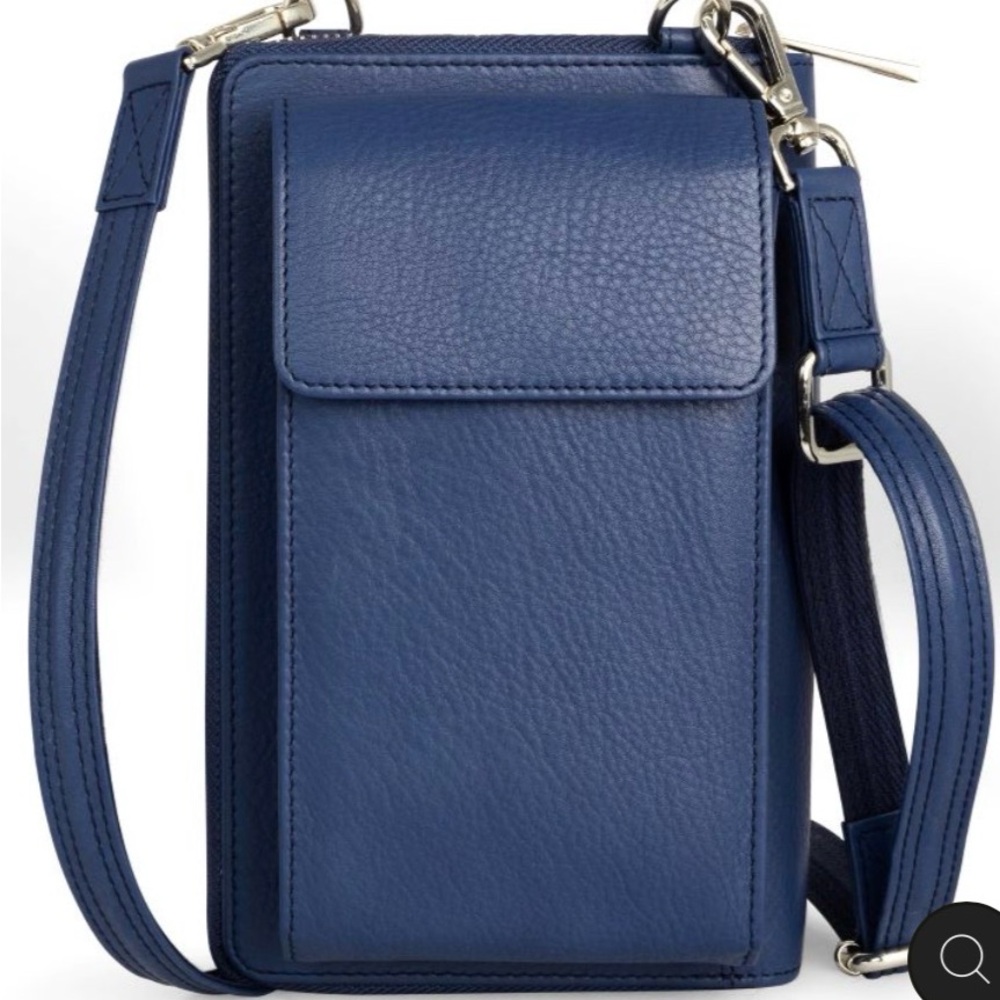 Elegant Blue Crossbody Bag